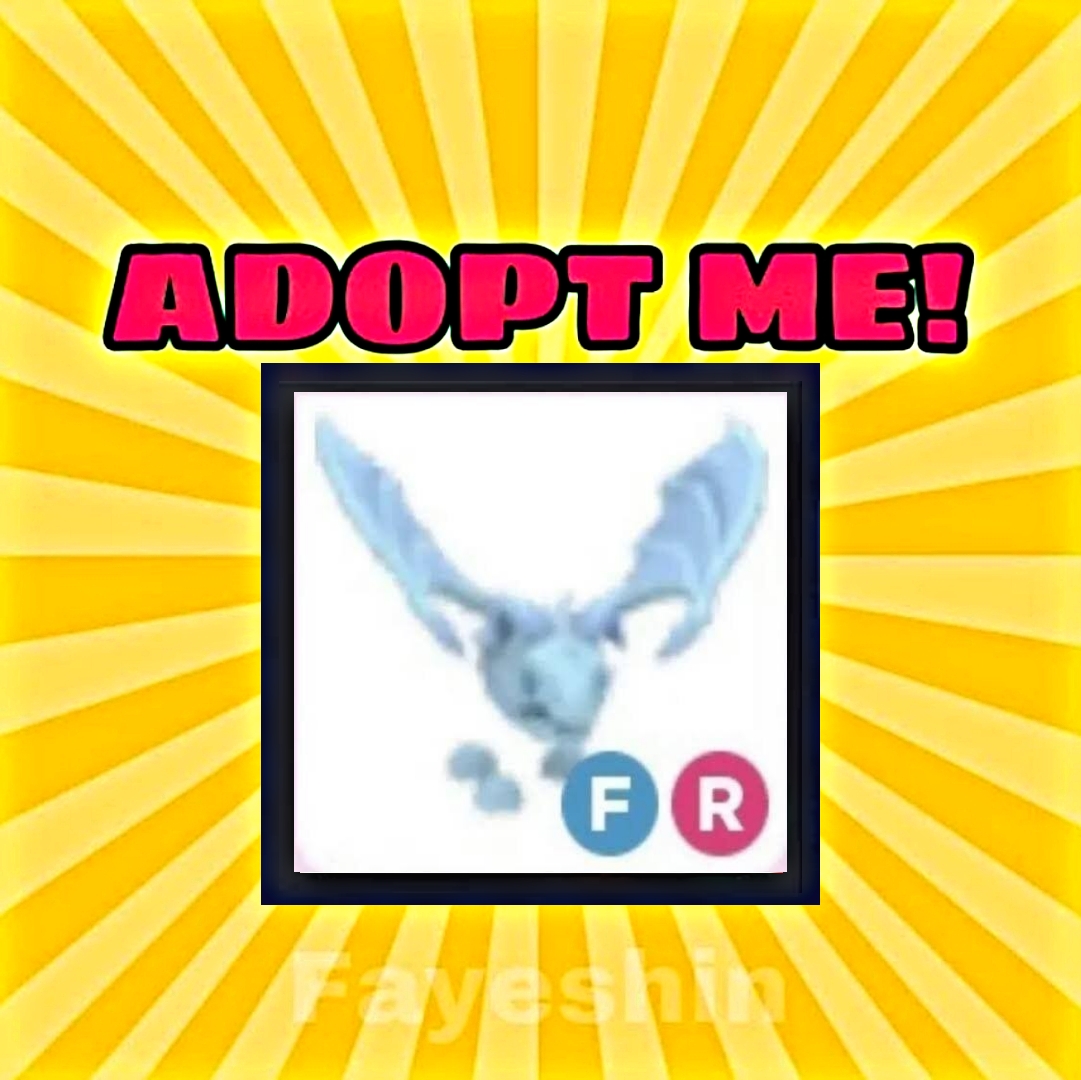 Adopt Me Legendary Fly Ride Frost Dragon FR