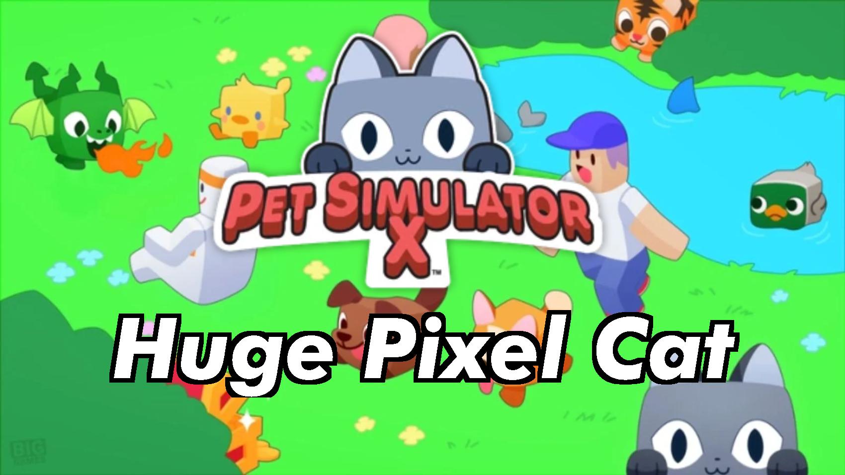 PSX Huge Pixel Cat