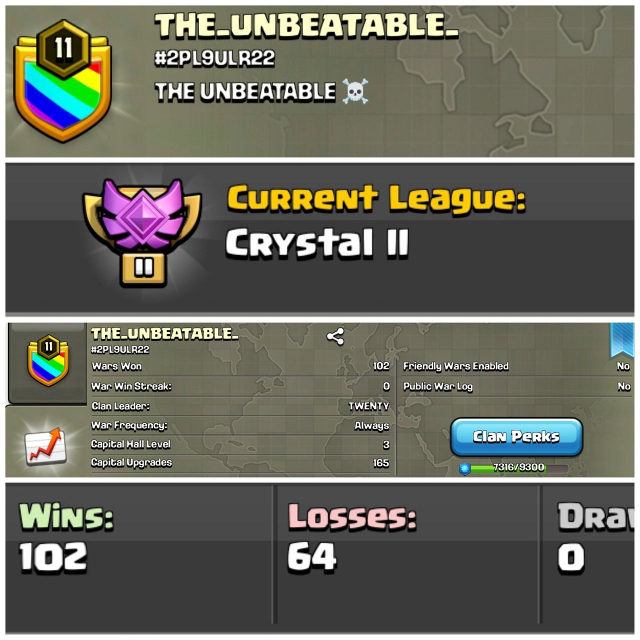 The Unbeatable -- Lvl-11 -- Crystal 2 -- Positive Log -- Lvl-11 -- Brilliant and Superb Name And League