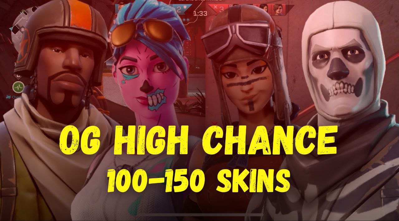 |PC/PSN/XBOX] +100 Skins with Renegade Raider, Ghoul Trooper, Black Knight , Glow or Other Skins .