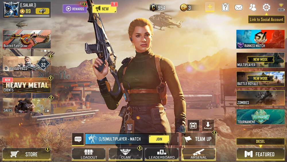 COD Mobile lvl 89 With 12 Characters and 27 Epic Guns - Legendary Wingsuit