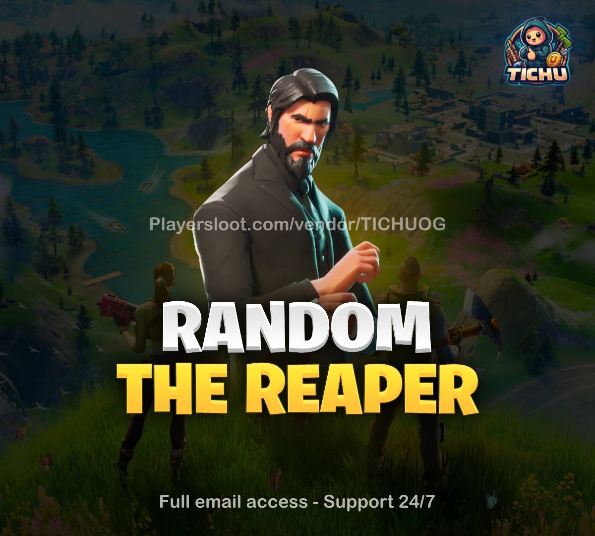 🎲 The Reaper +15 Skins Random Account 📨 Full Email Access